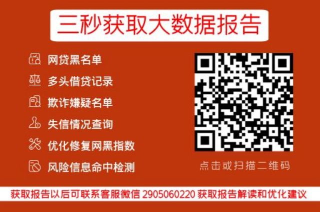 你的信用报告里隐藏的秘密，欠款信息一览无余_小七信查_第3张