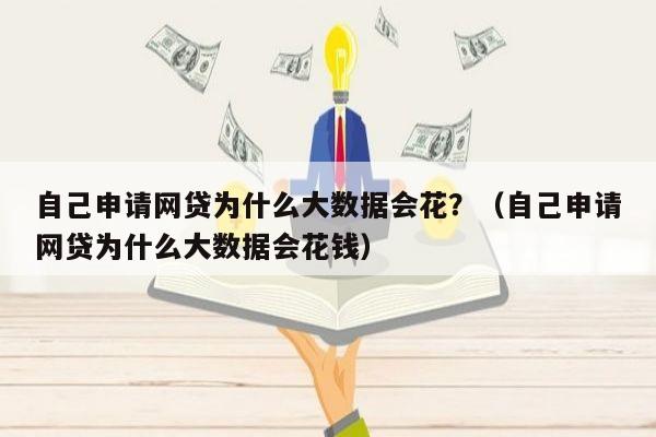 自己申请网贷为什么大数据会花？（自己申请网贷为什么大数据会花钱）