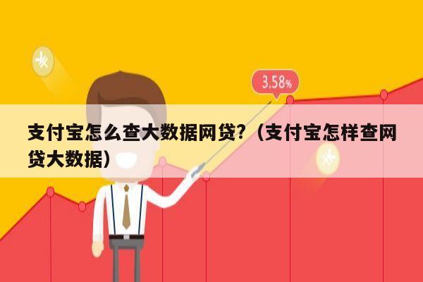 支付宝怎么查大数据网贷?（支付宝怎样查网贷大数据）