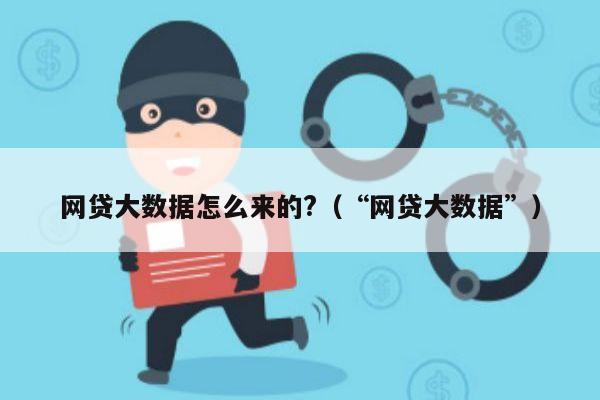 网贷大数据怎么来的?（“网贷大数据”）