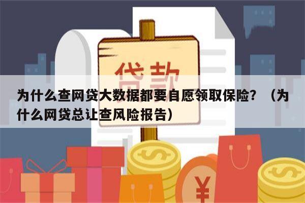 为什么查网贷大数据都要自愿领取保险？（为什么网贷总让查风险报告）