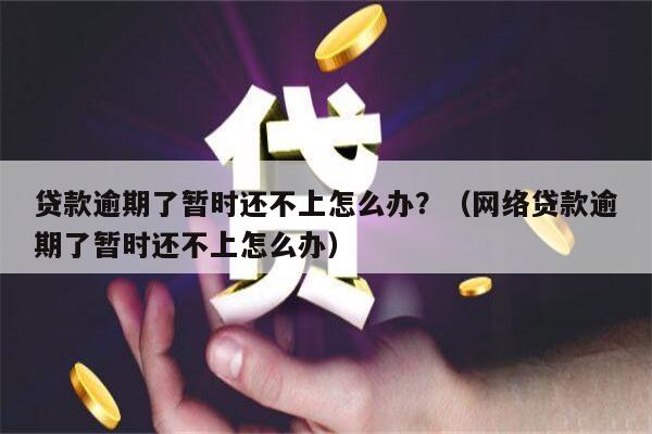 贷款逾期了暂时还不上怎么办？（网络贷款逾期了暂时还不上怎么办）