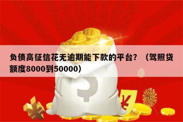 负债高征信花无逾期能下款的平台？（驾照贷额度8000到50000）