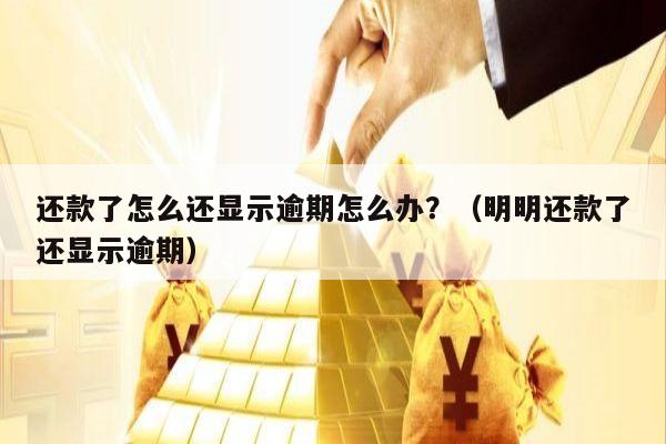 还款了怎么还显示逾期怎么办？（明明还款了还显示逾期）