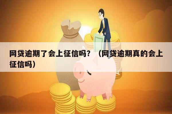 网贷逾期了会上征信吗？（网贷逾期真的会上征信吗）