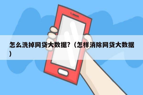 怎么洗掉网贷大数据?（怎样消除网贷大数据）