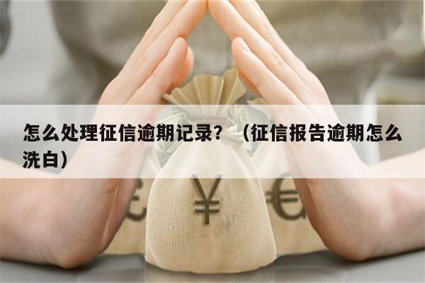 怎么处理征信逾期记录？（征信报告逾期怎么洗白）