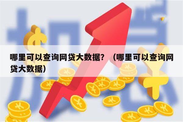 哪里可以查询网贷大数据？（哪里可以查询网贷大数据）